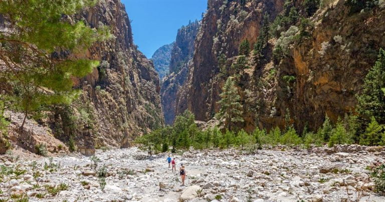 Samaria Gorge in Crete